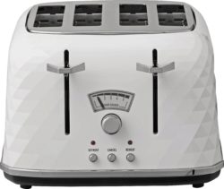 De'Longhi - Toaster - Brillante - 4 Slice - White